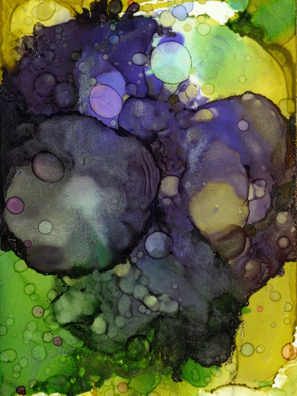 Original Abstract Alcohol Ink art Painting - Color Utopia 14
